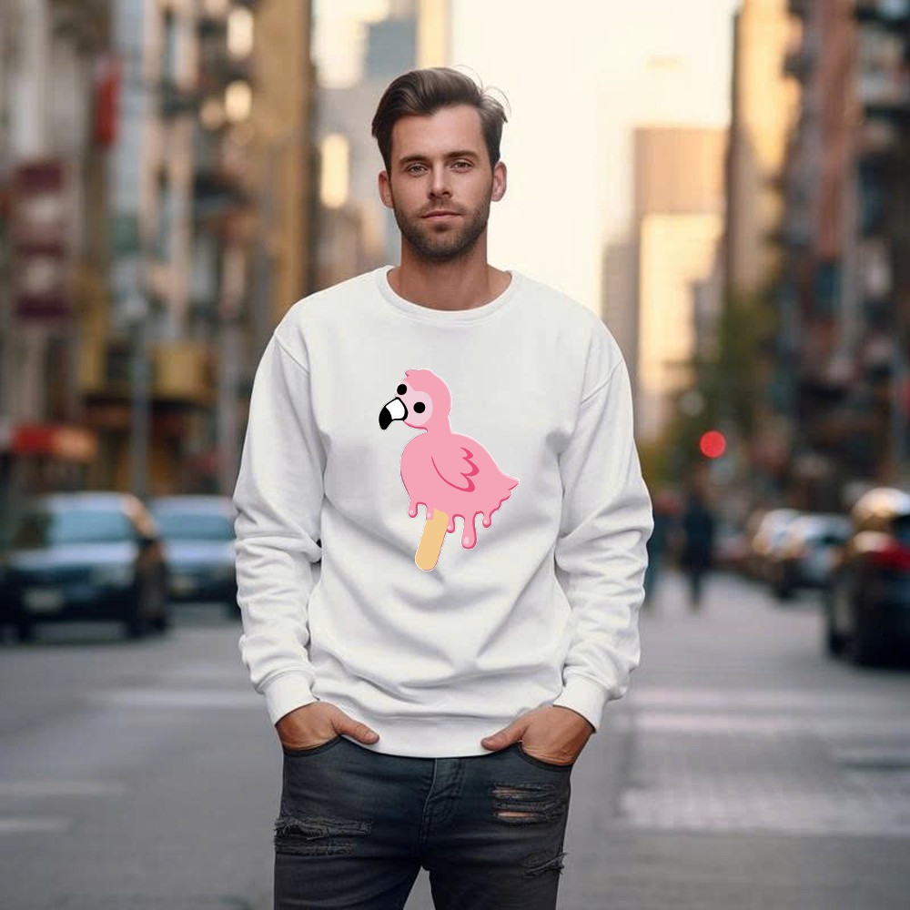 Flamingo Cream Shirt Cute Adorable Animal Sweatshirt Gift Ideas For Mother