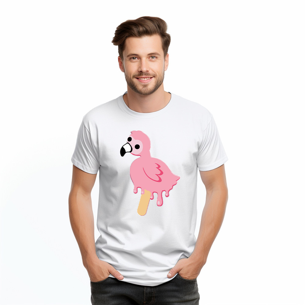 Flamingo Cream Shirt Cute Adorable Animal T-Shirt Gift Ideas For Mother