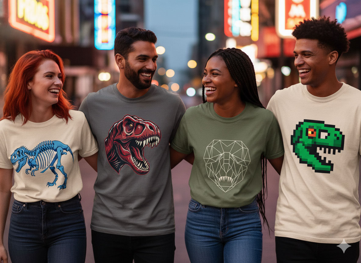 The Power of T-Rex Graphics in Modern Apparel